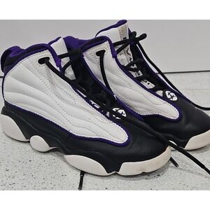 Jordan Jumpman Pro Kids 13C Black/White/Purple Mid Top DC7909-150